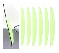 6 PCS Car Door Protectors Edge Guard for CROSSROAD 2009, Anti Collision Strip Door Handle Buffer Trim Molding Elasticity Scratch,Glow in the dark