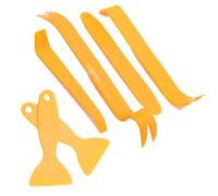 6 Pcs Car Trim Removal Kit, Automotive Door Dashboard Plastic Pry Tool for Audio Repair, Mechanic Prying Screwdriver Set