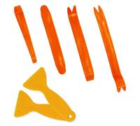 6 Pcs Car Trim Removal Tool auto Door Dashboard Plastic Pry Tool Automotive Audio Repair Mechanic Prying Trim Removal Tool Screwdriver Kit for Car Panel Dash Radio Interior Accessories