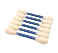 6 Pcs Cat Qtip Toy with Catnip Giant Interactive Felt Kitty Kicker Toy Sticks Kitten Chew Dental Teething Ropes for Boredom Exercise & Digestive Aid