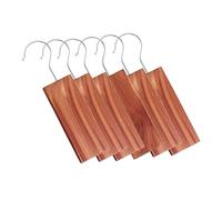 6 Pcs Cedarwood Moth Repellent, Cedar Balls, Cedar Wood Hanging Blocks, 100% Natural Cedarwood Discs for Storage Box Drawers Wardrobes Storage & Clothes Ideal Moth Killer & Freshener