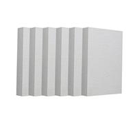 6 Pcs Ceramic Fiber Insulation Board 300x200x6mm, Fireproof Heat Resistant for Pizza Ovens, Wood Stoves, Furnaces, Kilns, Forges