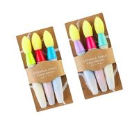 6 Pcs Childrens Chalk Brush Kits Sidewalk Chalk Paint Brush Children's Craft Scrapbooking Brushes For Creative Painting Brushes Kids Art Set Sidewalk Paint For Children