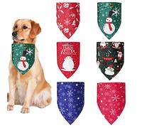 6 Pcs Christmas Print Washable Dog For Triangle Bibs Pet Kerchief Scarf For Small Dogs Puppy Festive Decoration Daily Use Accessories Dies For Card Making From China