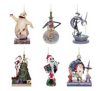 6 PCS Christmas Tree Hanging Ornaments, Xmas Funny Theme Acrylic Pendants Decoration, Hanging Accessories for Home Holiday Party Backpack Car Decor