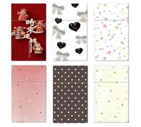 6 Pcs Cigarette Case Portable Box Holder for 84mm Cigarettes 123,One Size