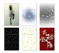 6 Pcs Cigarette Case Portable Box Holder for 84mm Cigarettes 174,One Size