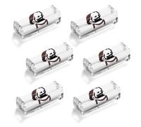 6 Pcs Cigarette Roller, 70mm Plastic Tobacco Rolling Machine, Manual Cigarette Rolling Machine for Making Cigarettes