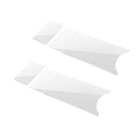 6 Pcs Clear Couch & Bed Stoppers, Universal Behind Couch Wall Spacers to Prevent Sliding for Maintain Outlet Access Prevent Wall Damage & Fire Hazards from Heaters