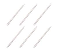 6 Pcs Clear Plastic Triangle Ruler Portable 15CM Metric Scale for Architectural Drafting School Office 6.69in/170mm×0.43in/11mm