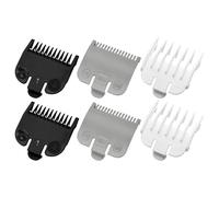 6 PCS Clipper Guard Set for Wahl, Premium Nylon Trimmer Guards for Wahl #1/2, #1, #1-1/2, Clipper Guards to Cutting Hair