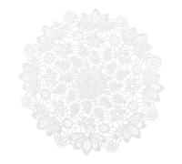 6 Pcs Cloth Doily White Lace Doilies Round Crochet Handmade Crochet Doilies 6 Inch Vintage Cotton Placemats Rustic Table Mats for Kitchen Dining Room Party Dressers Dream Catcher Decoration Hydrangea