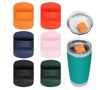 6 PCS Colorful for Yeti Magnetic Slider, Replacement for Yeti Rambler Lid, Spill Prevention Accessories, Compatible with Yet i Tumblers 10oz 14oz 16oz 20oz 26oz 30oz