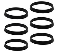 6 Pcs Cone Seal Ring, VLYX Rubber Washers For Plumbing Rubber Washers Waste Pipe Seal Ring for 1 1/2 Inch Drain Pipe Sink Odour Trap Siphon