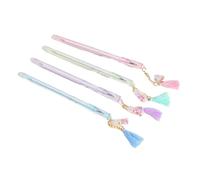 6 PCs-Creative Tassel Drift Bottle Gel Pen Student Small Fresh and Exquisite Stationery-Magic Blue