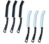 6 Pcs Crevice Cleaning Brush - Family Essential Multifunctional Tool for Home, Kitchen, Bathroom, Toilet, Tile & Car Gaps (Door/Window Groove)