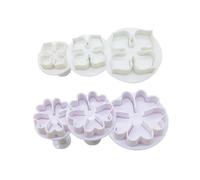 6 Pcs Cutters Mould Fondant Mould Snowflake Cake Decorating Tools Christmas Cookie Cutter