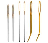 6 Pcs Darning Needles for Wool Set, Large Eye Wool Needles for Sewing Up Knitting, Thick Hand Sewing Needles Crochet Needles for Sewing Sweaters, Knitting DIY Crafts