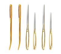 6 Pcs Darning Needles for Wool Set, Large Eye Wool Needles for Sewing Up Knitting, Thick Hand Sewing Needles Crochet Needles for Sewing Sweaters, Knitting DIY Crafts