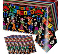 6 pcs Day of the Dead Tablecloth 108x54" Dia De Los Muertos Table Covers