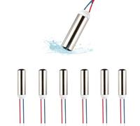 6 Pcs DC Coreless Vibration Motors 7x25mm Micro Vibrating Motors 1-6V 8000-20000RPM for Electronic Vibration equipments and DIY Projects