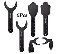 6 Pcs Dental Photography Contraster, 6 Size Black Background Board Dental Photo Contrast Kit, for Palatal Photo Contrast