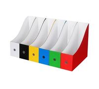 6 Pcs Desk File Organizer Color Management Shelf Boxes Desktop Document Holder Colorful