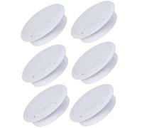 6 Pcs Desk Grommet 80mm, Desk Hole Cover, Desk Cable Grommet, Desk Cable Hole Cover, Cable Grommet (Gray White)