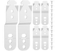 6 Pcs Dishwasher Mounting Bracket for 619985/AP4538351/00628371 Easy Install Galvanized Iron Dishwasher Mount Clip Part Replacement with Screw for Kitchen