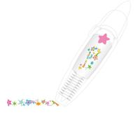 6 Pcs DIY Decoration Tape Pen,Cute Erasers Magic Pens for Kids,Scrapbooking Stickers Diary Decor Tape Roller Pen for Adults (Star)