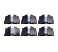 6 Pcs Dog Pen Stabilizer Triangular Fence Reinforcement Heavy Pet Play Stopper Holder with Easy Setup, Connector