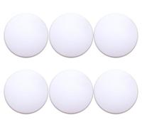 6 Pcs Door Stop Wall Protector. 3.15" Large White Silicone Door Bumpers with Strong Thickened Adhesive of Clear Rubber Knob, Round Wall Shield Cushion. (Small Size 2"(6 PCS))