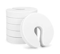 6 Pcs Door Stoppers - Door Pinch Guard, Door Finger Guards, Foam Door Stopper, Door Slam Stopper, Prevent Finger Pinch Injuries, Getting Locked in Room (White)