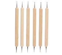 6 PCS Double End Tracing Dotting Tool for Painting Mandalas Scoring Stylus Mandala Dotting Tools, Embossing Stylus Set, Pattern Tracing Stylus, Ball Embossing Stylus for Transfer Paper