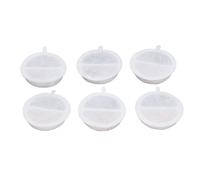 6 Pcs Drinking Fountain Replacement Filters, Activated Charcoal & Ion Exchange Resin Pet Water Dispenser Filters for Cat and Dog Water Fountains, Softens Hard Water and Removes