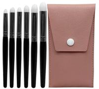 6 PCS Dry Brush Set, Miniature Painting Drybrush Detail Paint Brush with Wood Handle for Model Warhammer Paint Brushes Miniature Watercolor Oil Painting