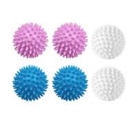 6 Pcs Dryer Balls Reusable Dryer Balls Lift and Separate Laundry More Even Effect and Softer, Easier to Iron Fabrics for Bedding