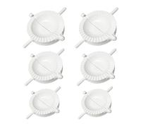 6 PCS Dumpling Maker Pasty Maker Mould, Dumpling Wrappers Dough Pastry Press Wrapper Molds, Tool Accessories Kit for Home Kitchen Cooking Baking (7cm, 8cm, 10cm)