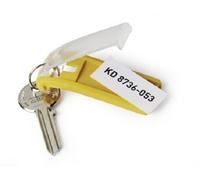 6 pcs - Durable Plastic Key Tags