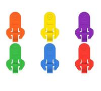 6 Pcs Easy Can Openers,Colorful Ring Pull Cans Opener Soda Beer Cans Cover Protector,Plastic Drink Openers,Leakproof Pop Can Opener Beverage,for Coke,Beer, Soda,Aluminum Beverage Barricade