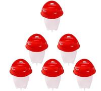6 Pcs Egg Boiler, Silicone Non-stick Egg Cooker, No Shell Egg Poacher Cups, Silicone Hard Boiled Egg Cooker, Egg Boiling Mold, Fast Cooking Egg for Breakfast, Kitchen Tools Daily Use