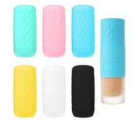 6 Pcs Elastic Sleeves for Leak Proofing Silicone Bottle Covers Travel Essentials Fits Various Travel Size Bottles