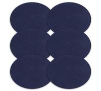 6 Pcs Elbow Patches for Sweathers UK, Oval Elbow Knee Patches with Hot Melt Adhesive, 14 x 11 cm, Iron-on Sewable Repair Pads for Trousers Jackets Sweaters Shirts Durable Machine Washable&Tumble Dryer