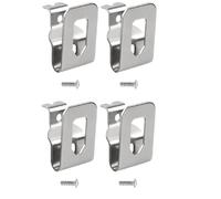 6 Pcs Electric Drill Belt Clip Replacement Hooks Clips Tools, Replacement Belt Hooks Clips with 6 Pcs Screws, Compatible with Dewalt Impact 18V MAX Drills Tools Belt Holder Clips (4Pcs)