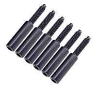 6 Pcs Electric Guitar Tremolo Bridge Saddle Locked String Hexagon Screws