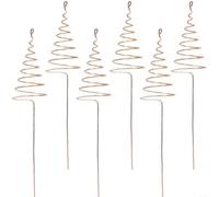 6 Pcs Electroculture Plant Stakes, Pure Copper Long Stakes Enhancing Soil Energy and Nutrient Absorption for Healthy Plant Growth in Vegetable Plots and Outdoor Gardening Applications (A)