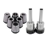 6 Pcs ER32 Spring Collet Set for CNC Workholding Engraving Machine and Milling Lathe Tool 10-20Mm 1 Pcs CNC Machine Tool Holder Mt2 Er32 M10 Collet Chuck Morse Taper Toolholder Drill chuc