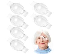6 Pcs Eye Shield After Surgery, Practical Clear Eye Patch with Ventilation Holes Single Eyes Shield for Adults Sleeping After Surgery Eyes Protection