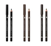 6 PCS Eyebrow Eyeliner Pencil Set - Waterproof and Long-Lasting Makeup Tool with 3 Colors for Precise Eyebrow and Eyeliner Application, Waterproof Eye brow Pencil, Brow Pencil, Professional Quality