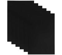 6 Pcs Fence Post Protector, Black Rot Protection Sleeve, Self-Adhesive Wood Post Wrap, Weatherproof, 17.3 x 12.6 in / 44 x 32 x 2 cm for Wood Posts